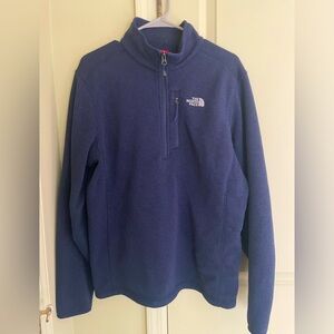 Men’s North Face Quarter Zip Fleece Navy